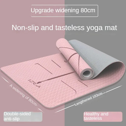 Natural Rubber Yoga Mat  Non-Slip | FitNest UK