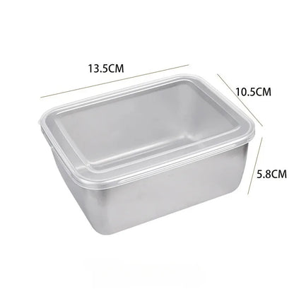 Stainless Steel Food Storage Box Set | FitNest UK