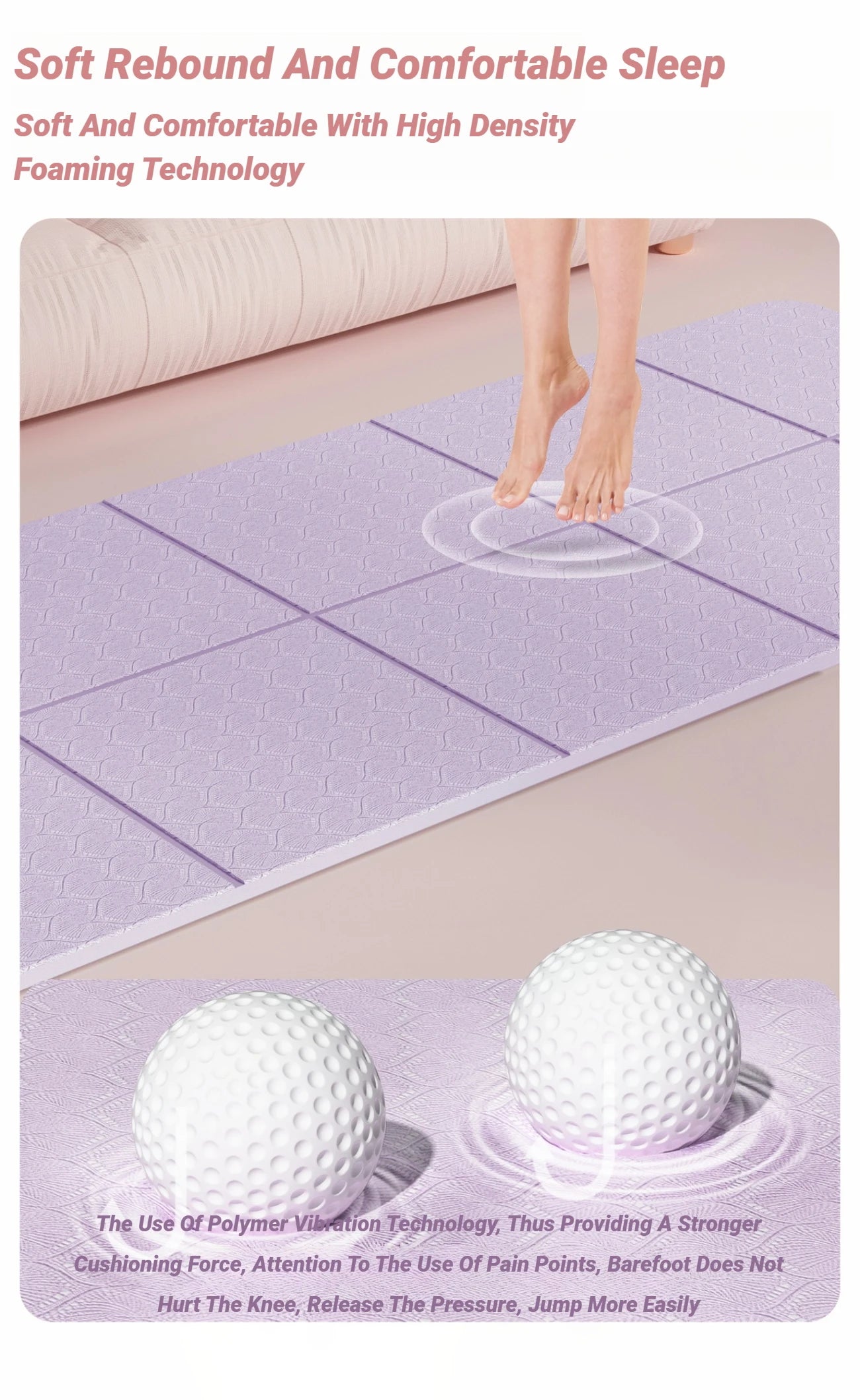 Foldable Yoga Mat  Eco-Non-Slip Travel | FitNest UK