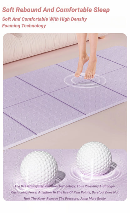 Foldable Yoga Mat  Eco-Non-Slip Travel | FitNest UK