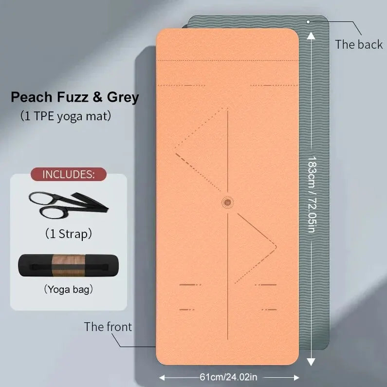 WESTTUNE Eco Yoga Mat - Non-Slip Exercise | FitNest UK
