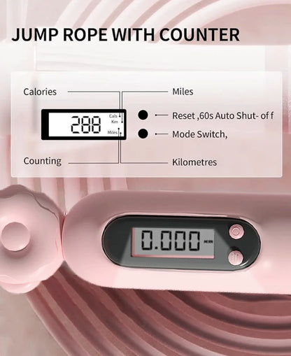 Electronic Counting Skipping Rope - Adjustable | FitNest UK