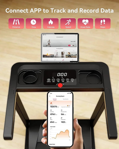 Foldable Treadmill with APP & Remote Control – FitNest UK
