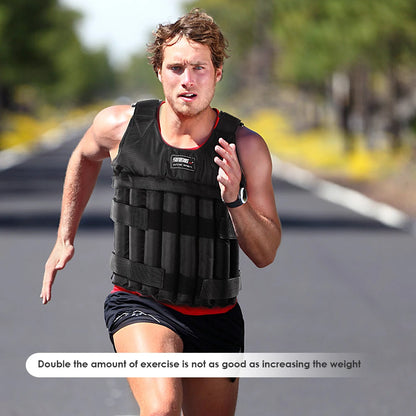 Adjustable Weight Training Vest 3-50kg | FitNest UK