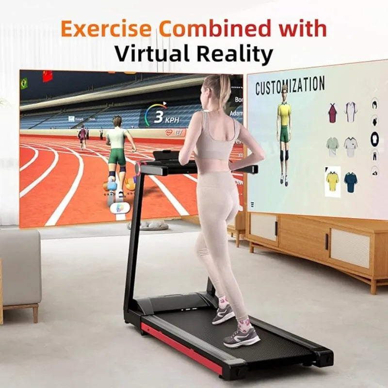 3HP Foldable Electric Treadmill - Quiet & Remote | FitNest UK