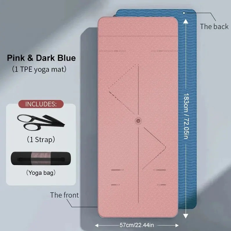 WESTTUNE Eco Yoga Mat - Non-Slip Exercise | FitNest UK