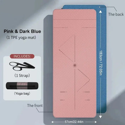 WESTTUNE Eco Yoga Mat - Non-Slip Exercise | FitNest UK