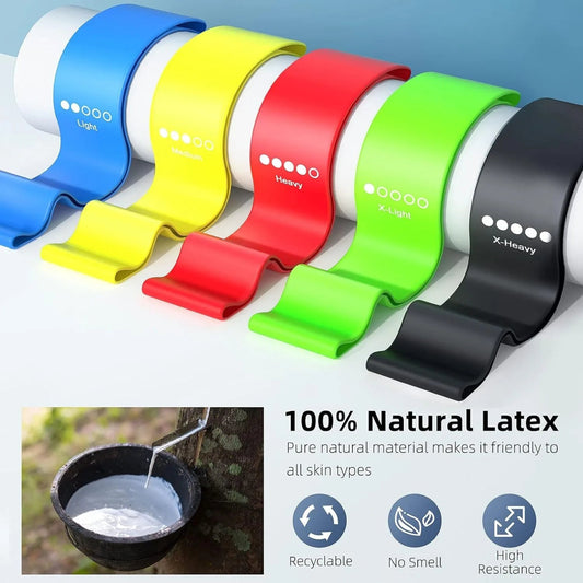 5-Level TPE Resistance Bands Set - Full Body | FitNest UK