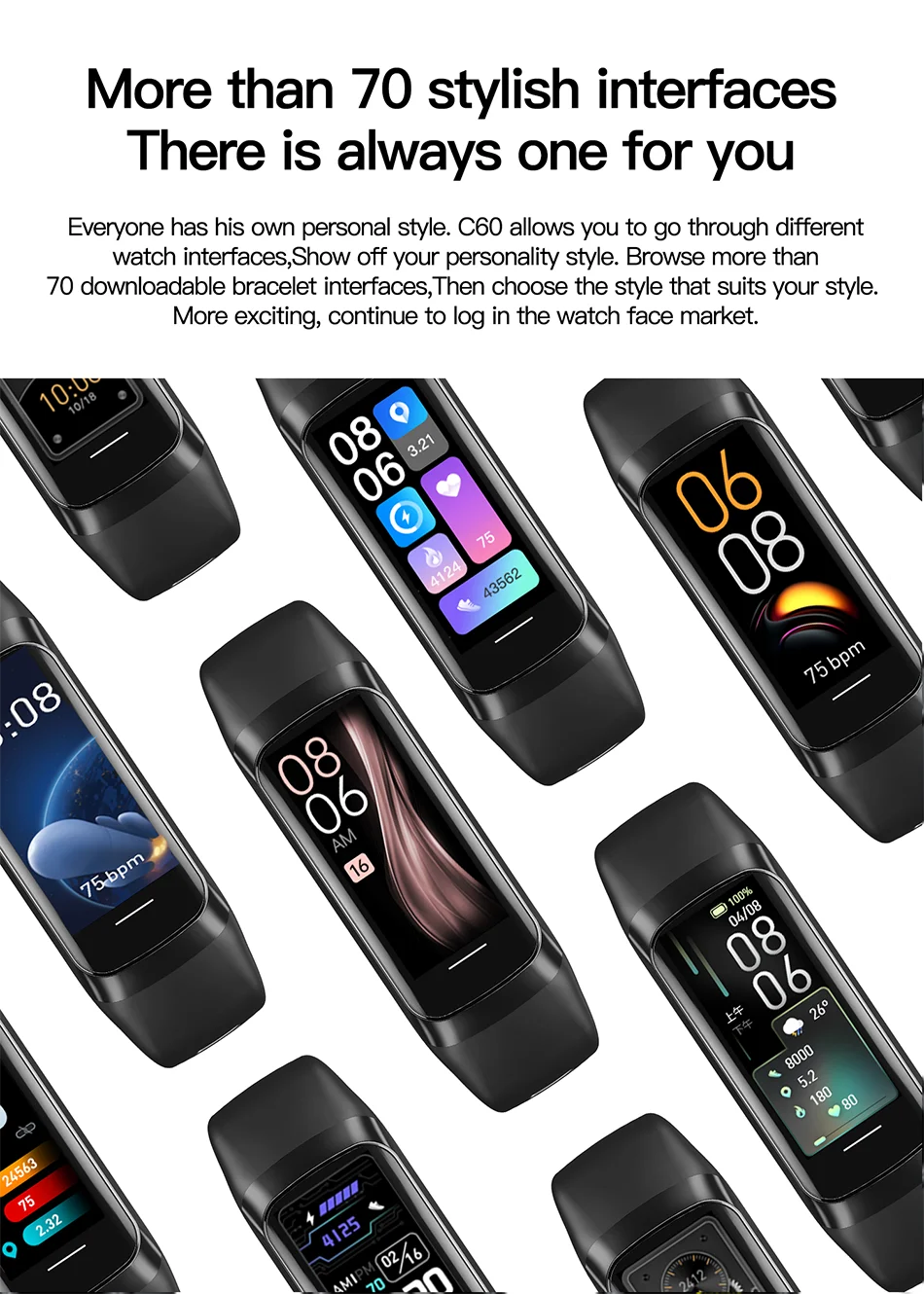 LIGE AMOLED Smartwatch  Waterproof Fitness | FitNest UK
