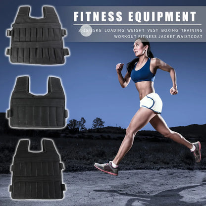 Adjustable Weight Training Vest 3-50kg | FitNest UK