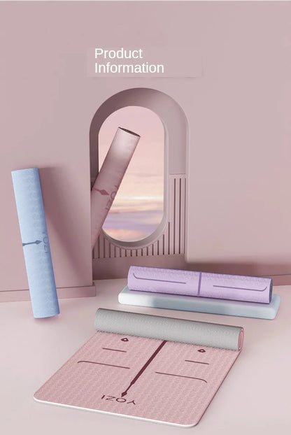 Natural Rubber Yoga Mat  Non-Slip | FitNest UK