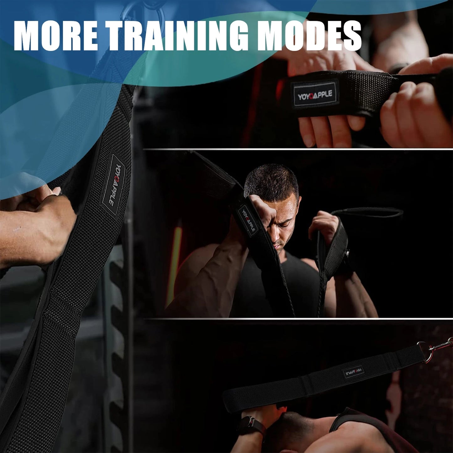Tricep Training Rope - Cable Attachment Handles | FitNest UK