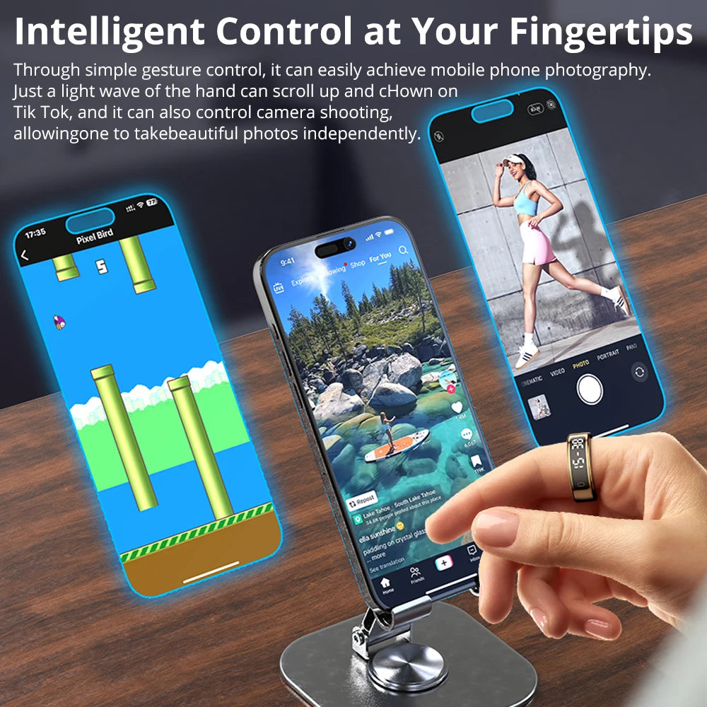 R12 Smart Ring  Waterproof Health Ring | FitNest UK