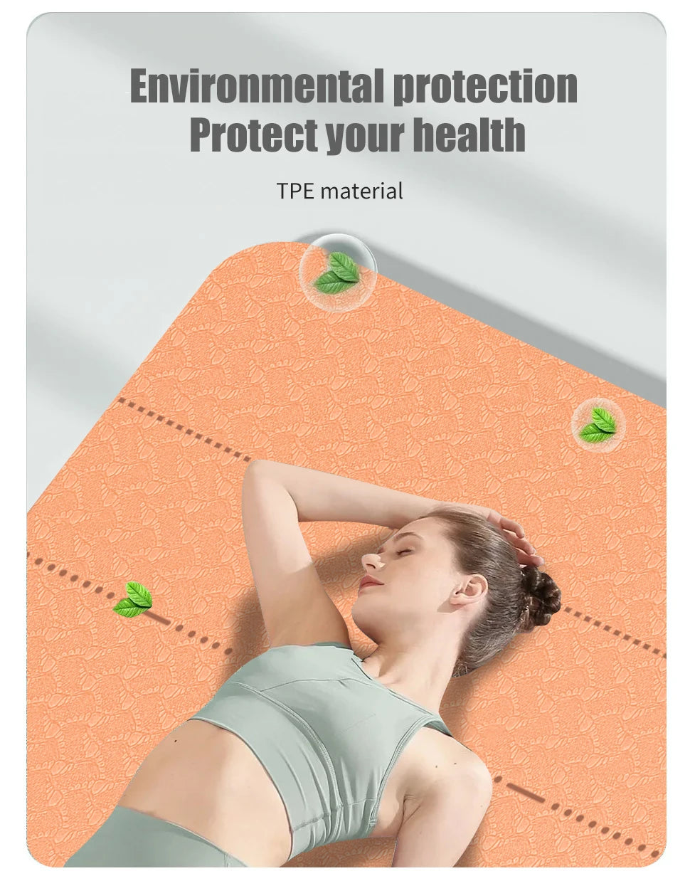 WESTTUNE Eco Yoga Mat - Non-Slip Exercise | FitNest UK