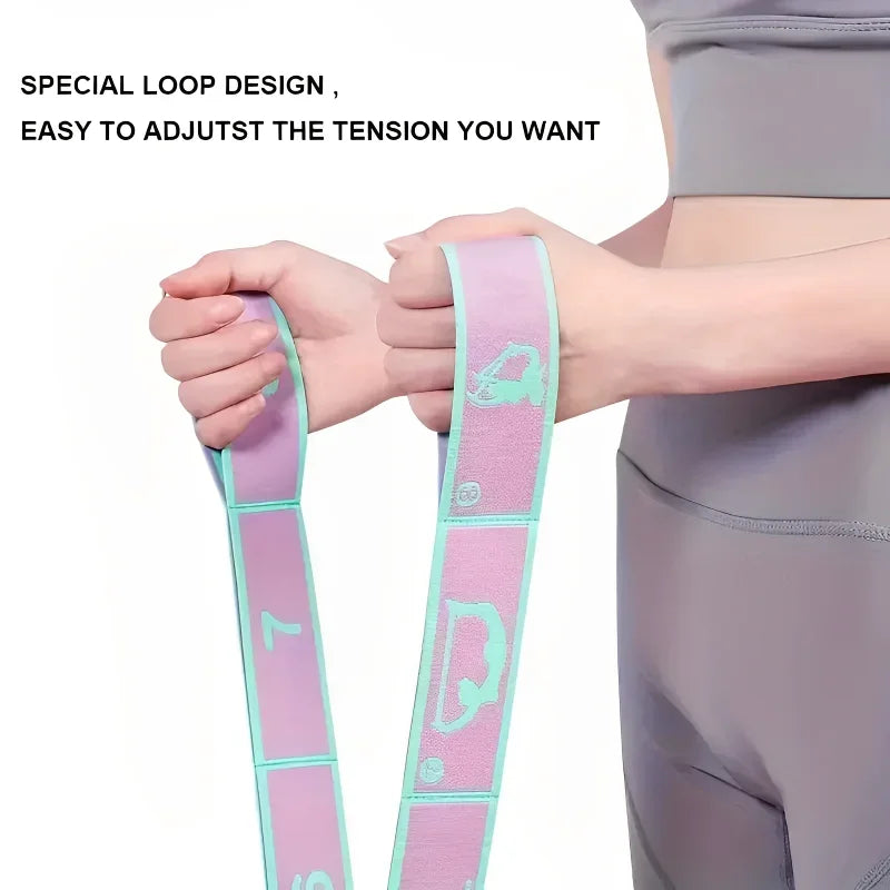 Yoga Stretching Strap  Elastic Band | FitNest UK