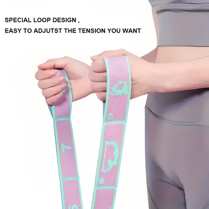Yoga Stretching Strap  Elastic Band | FitNest UK