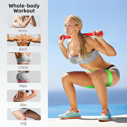 5-Level TPE Resistance Bands Set - Full Body | FitNest UK
