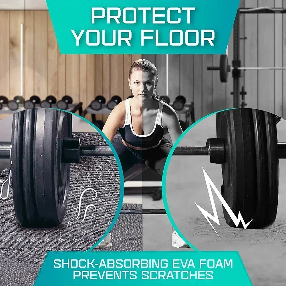 Puzzle Fitness Mat Set  EVA Interlocking Tiles | FitNest UK