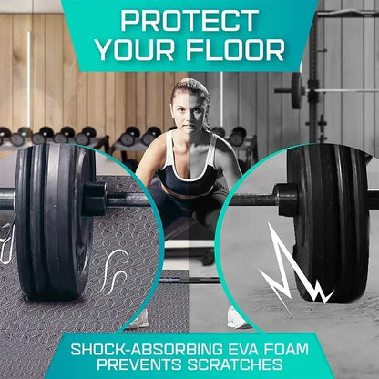 Puzzle Fitness Mat Set  EVA Interlocking Tiles | FitNest UK