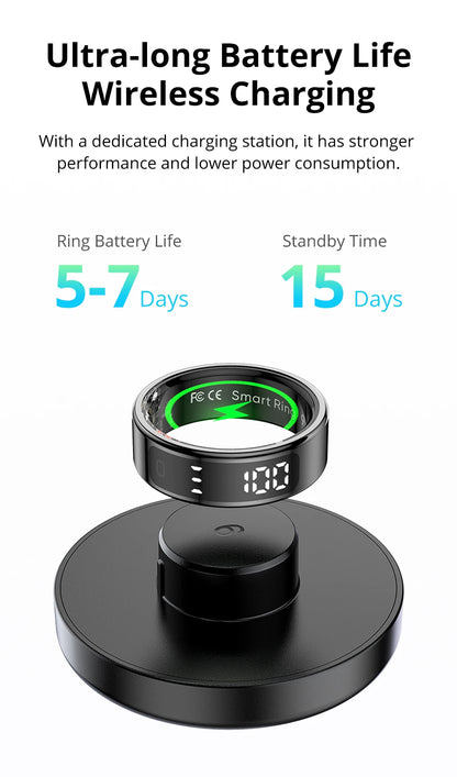 R12 Smart Ring  Waterproof Health Ring | FitNest UK