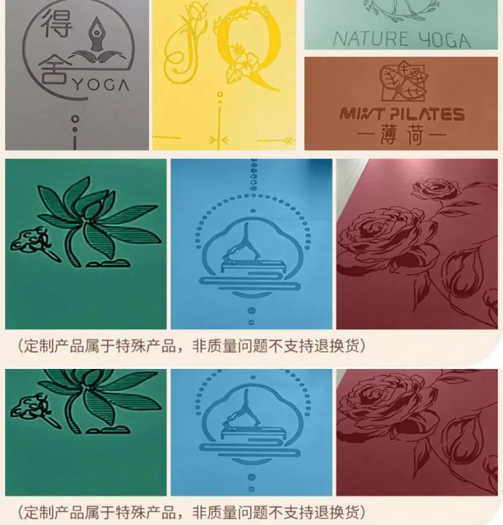 High-Density Rubber Yoga Mat - Professional | FitNest UK