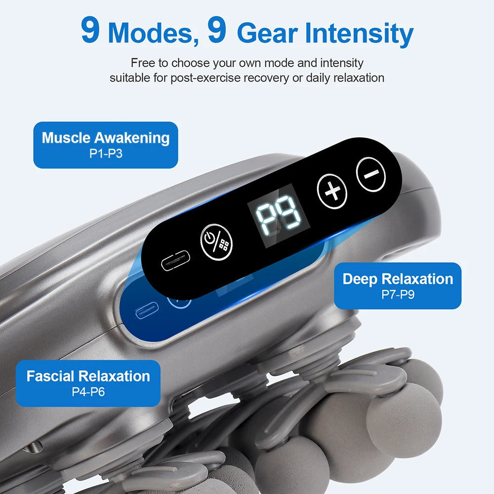 42-Head Massage Gun  Deep Tissue | FitNest UK