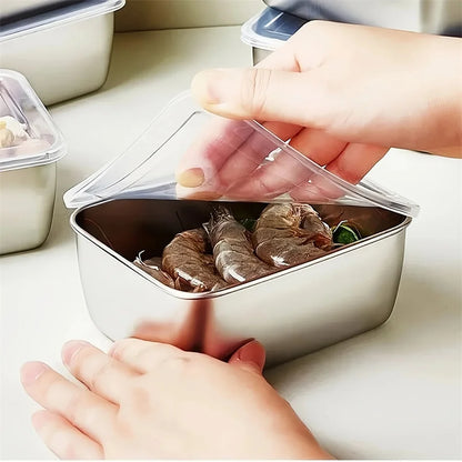 Stainless Steel Food Storage Box Set | FitNest UK