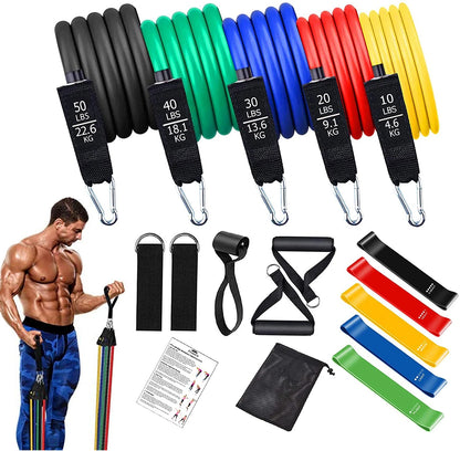 Workout Resistance Bar - Portable Fitness Bar | FitNest UK