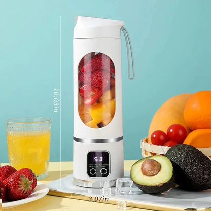 Fruit Juicer Blender 450ml  10-Blade USB | FitNest UK