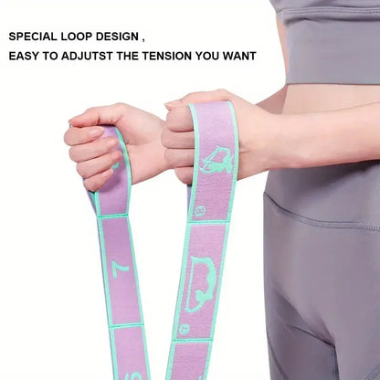 Yoga Stretching Strap  Elastic Band | FitNest UK