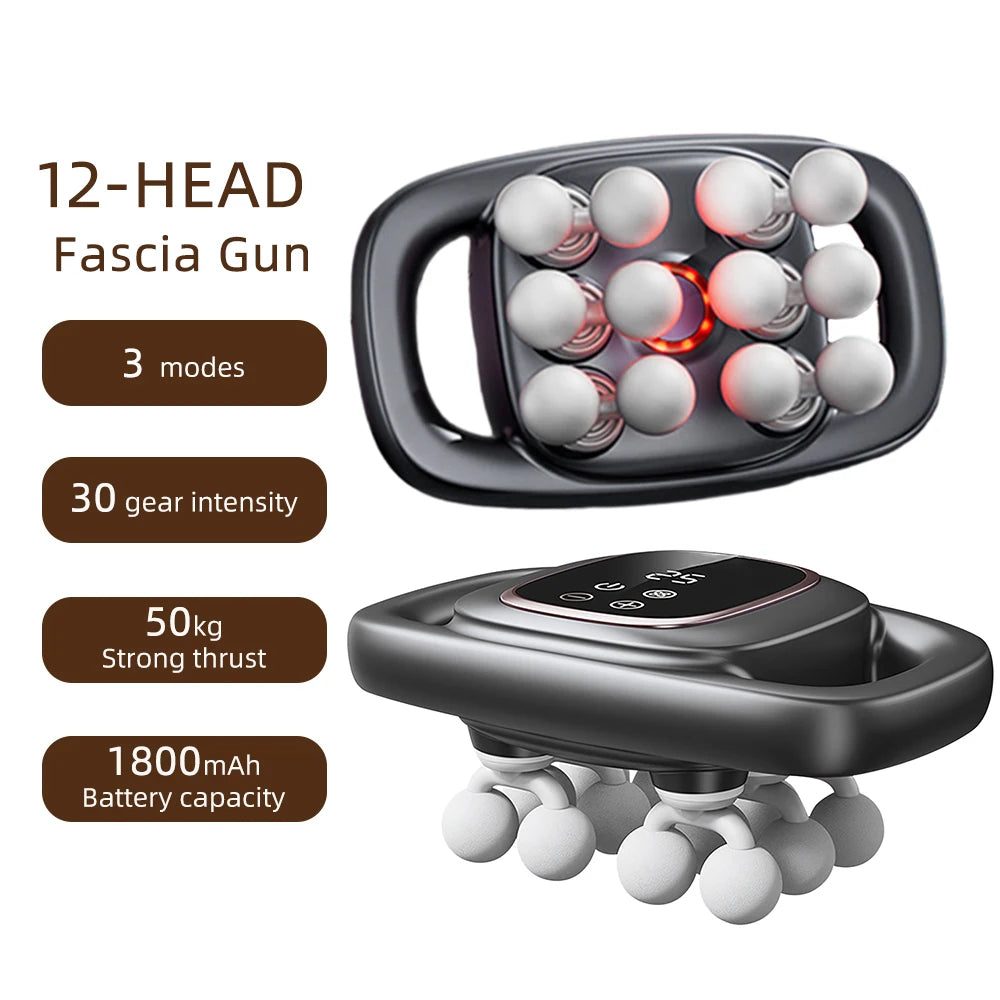 42-Head Massage Gun  Deep Tissue | FitNest UK