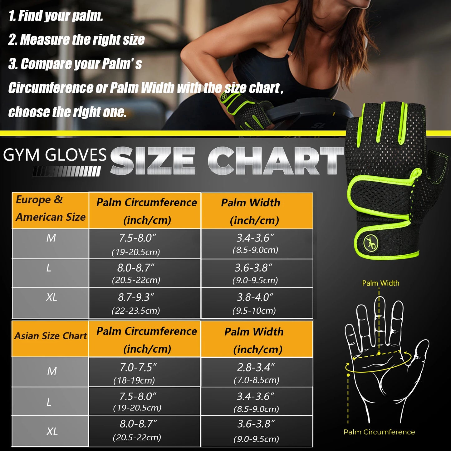 MOREOK Half-Finger Workout Gloves | FitNest UK