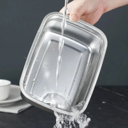 Stainless Steel Camping Lunch Box  Leakproof | FitNest UK
