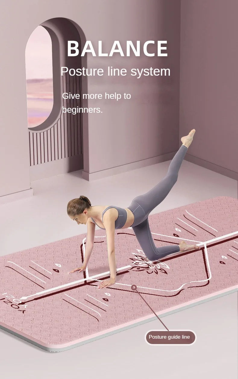 Natural Rubber Yoga Mat  Non-Slip | FitNest UK