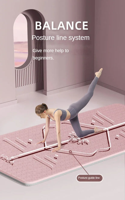 Natural Rubber Yoga Mat  Non-Slip | FitNest UK